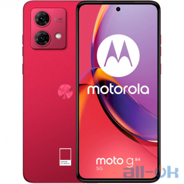 Смартфон Motorola Moto G84 12/256GB Viva Magenta (PAYM0022) UA UCRF