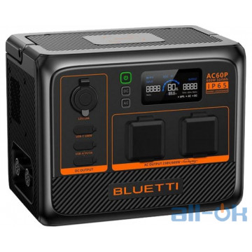 Зарядна станція BLUETTI AC60P 504Wh 600W