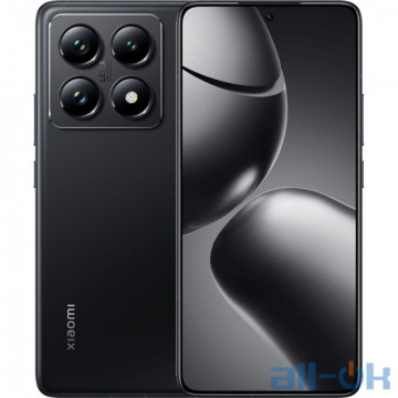 Смартфон Xiaomi 14T Pro 12/512GB Titan Black Global Version (with adapter)
