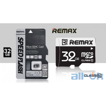 Карта пам'яті Remax MicroSDHC 32GB  Class 10