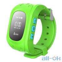 Детские умные часы Smart Baby Q50 GPS Smart Tracking Watch Green
