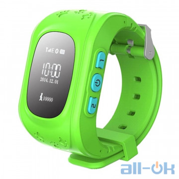 Дитячий розумний годинник Smart Baby Q50 GPS Smart Tracking Watch Green