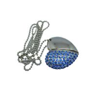 Флешка USB 16Gb Jewellery Heart Blue