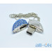 Флешка USB 16Gb Jewellery Heart Blue — інтернет магазин All-Ok. фото 2
