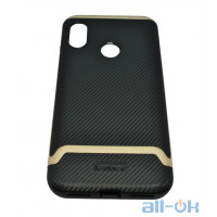 Чохол iPaky (OR) Carbon TPU + Bumper для Xiaomi Redmi 6 Pro/Mi A2 Lite Gold