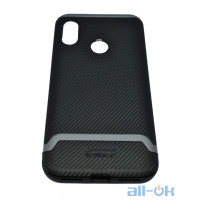 Чохол iPaky (OR) Carbon TPU + Bumper для Xiaomi Redmi 6 Pro/Mi A2 Lite Grey