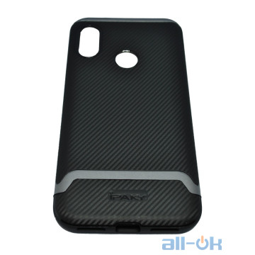Чохол iPaky (OR) Carbon TPU + Bumper для Xiaomi Redmi 6 Pro/Mi A2 Lite Grey