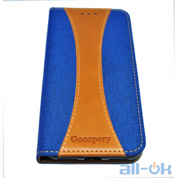Чохол-книжка Goospery Canvas Series для Xiaomi Redmi 6 Pro/Mi A2 Lite Blue