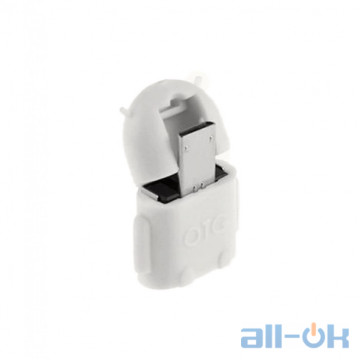 Micro USB Male to USB Female OTG Adaptor Android White