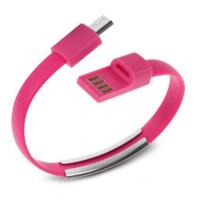 USB- microUSB браслет Pink 