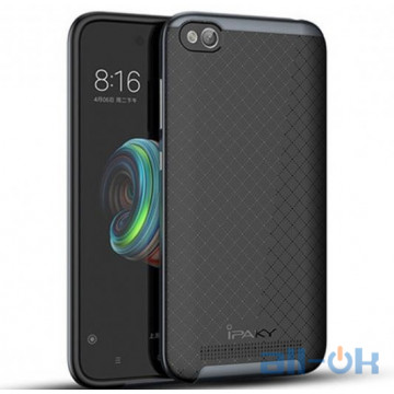 Чохол iPaky (OR) Carbon TPU + Bumper для Xiaomi Redmi 5a Grey