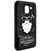 Чохол Silicon Christmas Case для Samsung J600 (J6-2018) Santa Claus