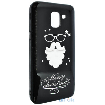 Чохол Silicon Christmas Case для Samsung J600 (J6-2018) Santa Claus