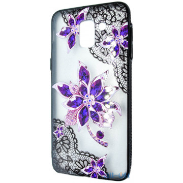 Чохол Rock Tatoo Art Case для Samsung J600 (J6-2018) Flowers