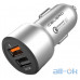 АЗП Car Charger CELBRO Quick Charge 3.0 Dual USB Silver — інтернет магазин All-Ok. фото 1