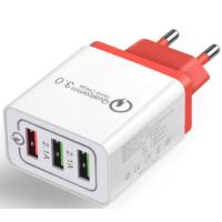 Мережевий зарядний пристрій Rouch Universal USB Qualcomm Quick Charge 3.0 red