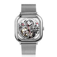 Чоловічий годинник Xiaomi CIGA Design full hollow mechanical watches Silver