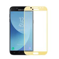 Захисне скло для Samsung J3 J330 2017 року з рамкою Gold