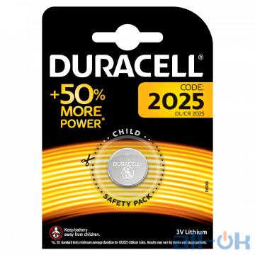 Батарейка Lithium CR2025 Duracell