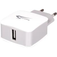 Мережевий ЗП для мобільних телефонів, планшетів Aspiring Energy 1 + 1 x USB 1.2 А White (EN18423)