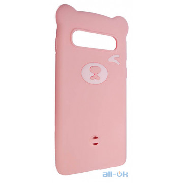 Чехол Bear Silicon Case для Samsung G973 (S10) Pink