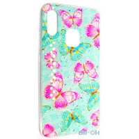 Чохол Deep Shine Flowers Case для Samsung A405 (A40) Butterfly