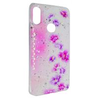 Чохол Deep Shine Flowers Case для Xiaomi Redmi Note 7 Lilac