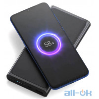 Зовнішній акумулятор (Power Bank) з функцією бездротової зарядки Xiaomi PLM11ZM Wireless Charger Power Bank 10000mah Black 