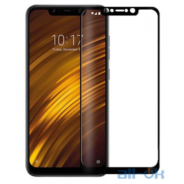 Захисне скло 3D для Xiaomi Pocophone F1 Black