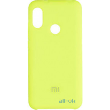 Чохол Original Soft Case Xiaomi Redmi 6 Pro/Mi A2 Lite Lime