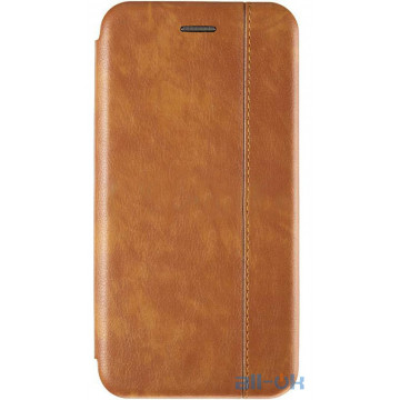 Чохол-книжка Обкладинка книги Leather Gelius для Xiaomi Redmi 6a Gold