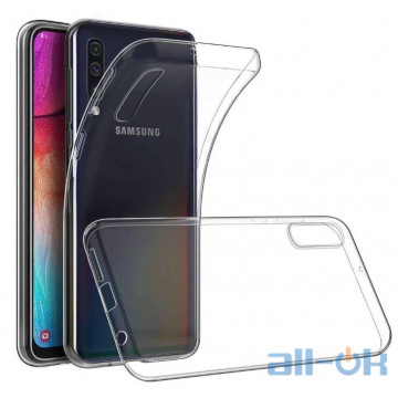 Силиконовый чехол для Samsung A705 (A70) прозрачный