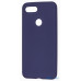 Чохол Original 99% Soft Matte Case для Xiaomi Mi8 Lite Dark Blue — інтернет магазин All-Ok. фото 1