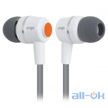 Навушники з мікрофону ERGO ES-200 White (ES-200W) UA UCRF