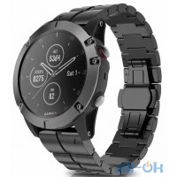  Спортивний годинник Garmin fenix 5X Sapphire Edition Multi-Sport Training GPS Watch Slate Gray, Metal Band (010-01733-04)