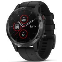  Спортивний годинник Garmin Fenix 5S Black Sapphire with Black Band (010-01685-10)