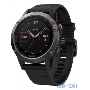 Спортивний годинник Garmin fenix 5 Slate Gray with Black Band (010-01688-00)