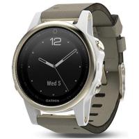  Спортивний годинник Garmin Fenix 5S Champagne Sapphire with Gray Suede Band (010-01685-12)
