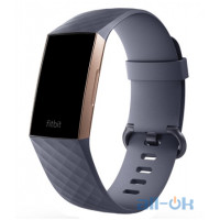 Фiтнес-браслет Fitbit Charge 3 Rose Gold/Blue Gray FB409RGGY