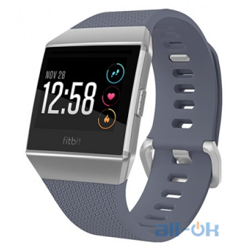 Смарт-годинник Fitbit Ionic Silver Gray/Blue Gray One Size (FB503WTGY)