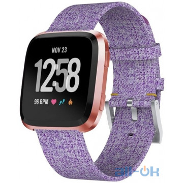 Смарт-годинник Fitbit Versa Special Edition, Lavender Woven (FB505RGLV)