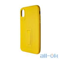 Чохол Colour Luggage Silicon Case для iPhone X Yellow