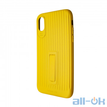 Чохол Colour Luggage Silicon Case для iPhone X Yellow