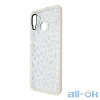 Чохол Rhombus Silicone Case для Samsung A205 (A20) White