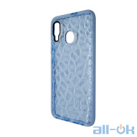 Чохол Rhombus Silicone Case для Samsung A305 (A30) Blue