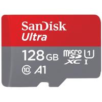 Карта пам'яті SanDisk 128 GB microSDXC UHS-I Ultra A1 + SD Adapter SDSQUAR-128G-GN6MA