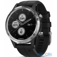 Смарт-годинник Garmin Fenix 5 Plus Sapphire Silver (010-01988-11)
