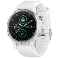 Спортивні годинник Garmin Fenix 5S Plus Sapphire White with Carrera White Band (010-01987-01)