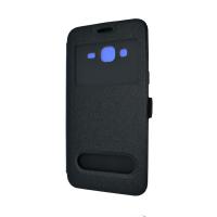 Чохол книжка Book Cover Original Samsung J320 J3 2016 Black with Window