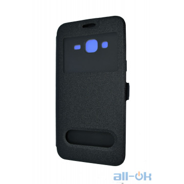Чохол книжка Book Cover Original Samsung J320 J3 2016 Black with Window